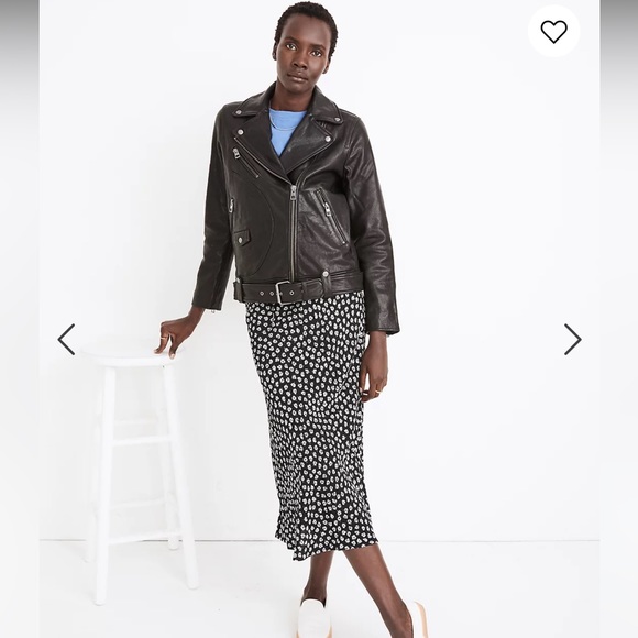 Madewell Oversized Leather Jacket, size small - Picture 4 of 15